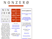 Tablet Screenshot of nonzero.org